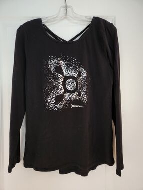 Orangetheory Black Long-Sleeve Graphic Women's Top